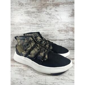 Men's Pajar Canada Exo Light Lace-Up Black/Green Camo Sneakers Sz 13